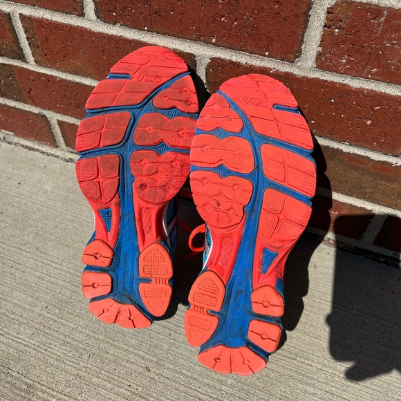 Asics Gel Cumulus 15 Women's Size US 6.5 Shoes Blue Pink Turquoise - Picture 7 of 8